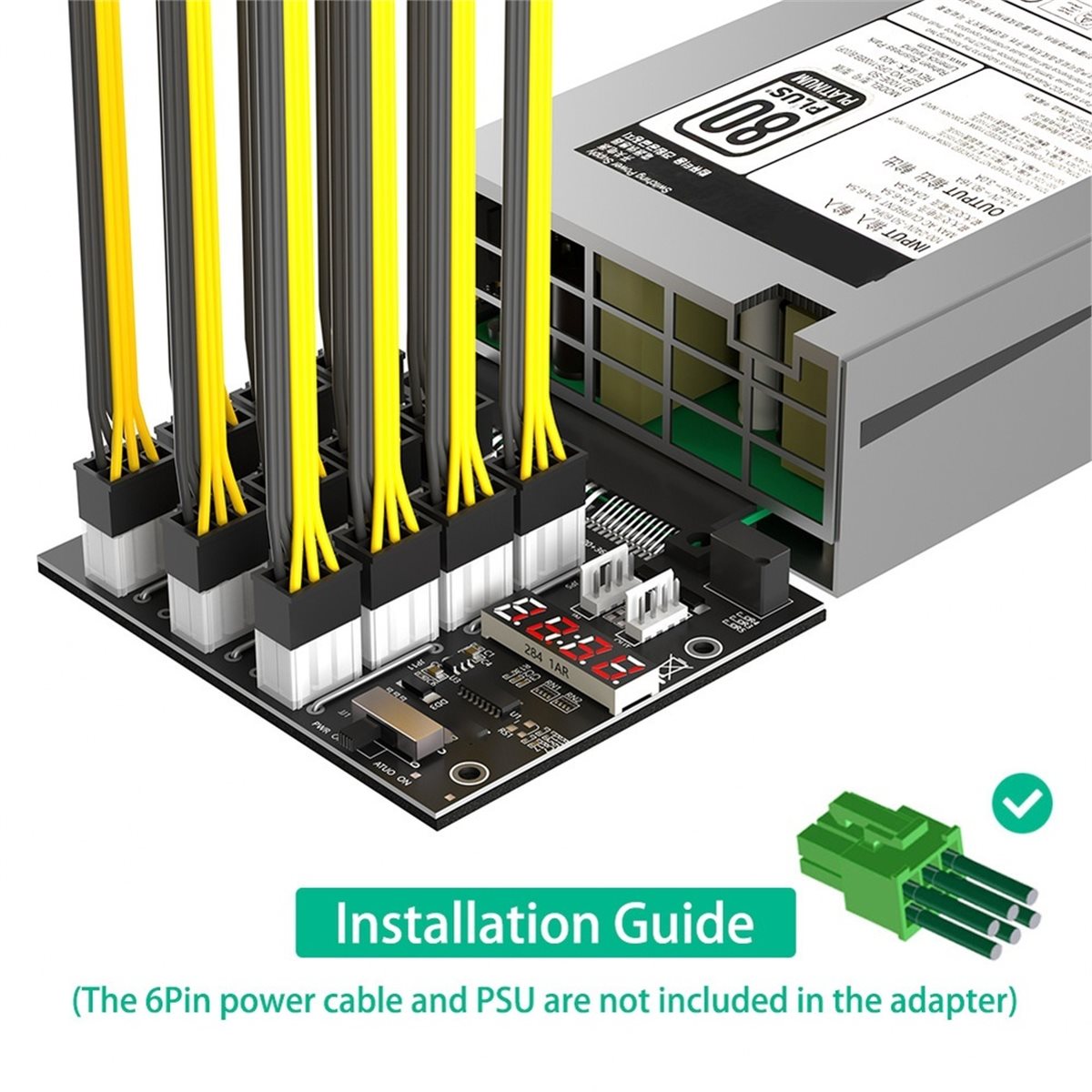 Płytka rozdzielcza M05K z 12 p – 2400W Server Psu Breakout Board recenzja i cena